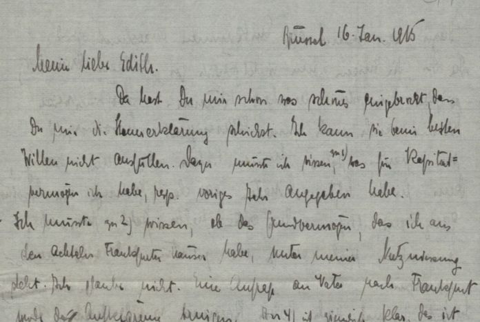 Schriftwechsel (als Absender)